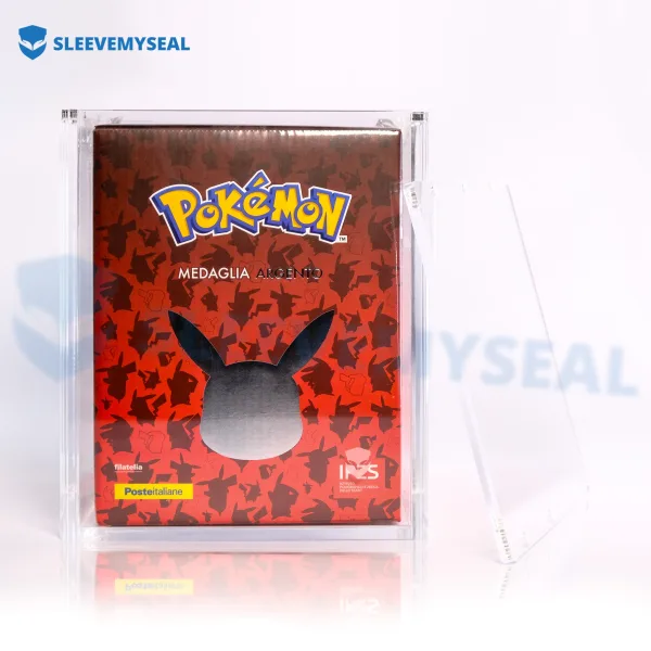Teca acrilica per Moneta Argento/Oro Posteitaliane Pokémon