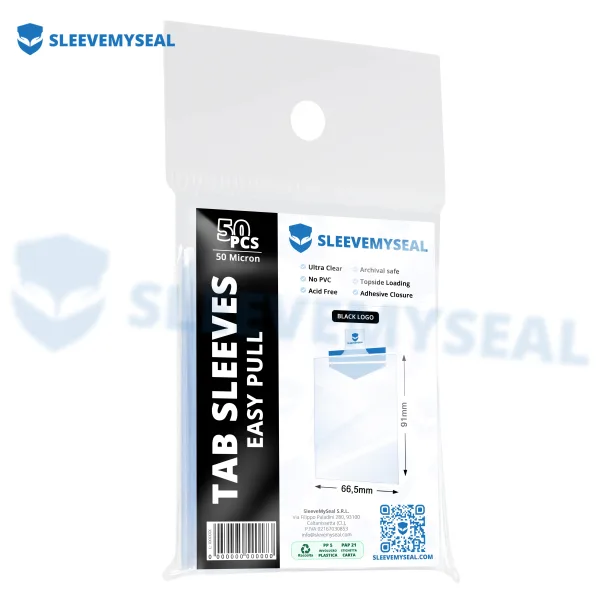 Tab Sleeves Easy Grip 66,5 × 91 mm